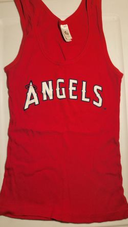 Anaheim Angels baseball tank top small