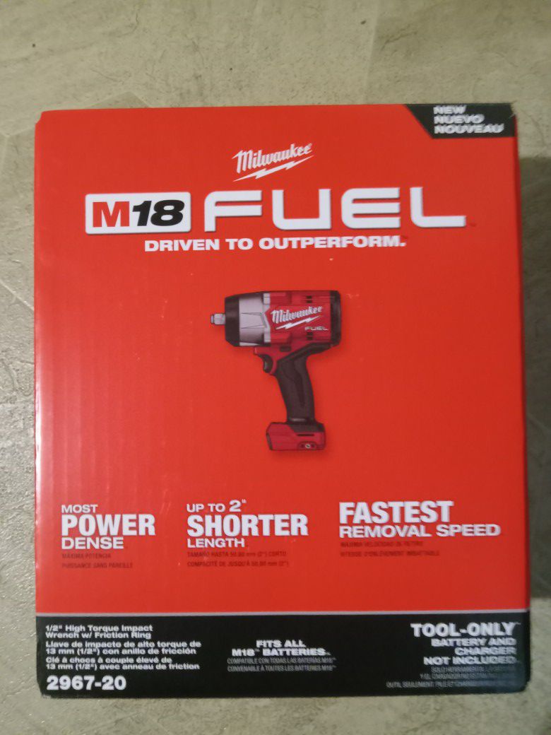 Milwaukee M18 1/2" HT IMPACT Wrench W/ FRICTION RING (2967-20)