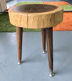 Solid Wood Vanity Stool