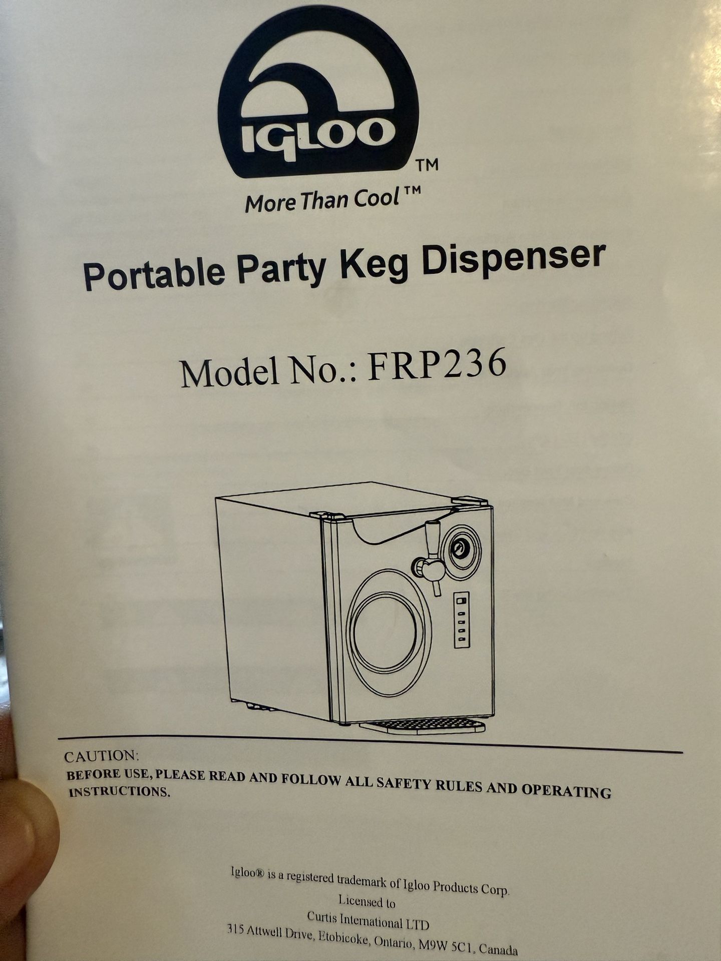 Portable  Party  Keg Dispenser 