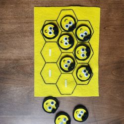 Honeybees Felt Counting Activity 