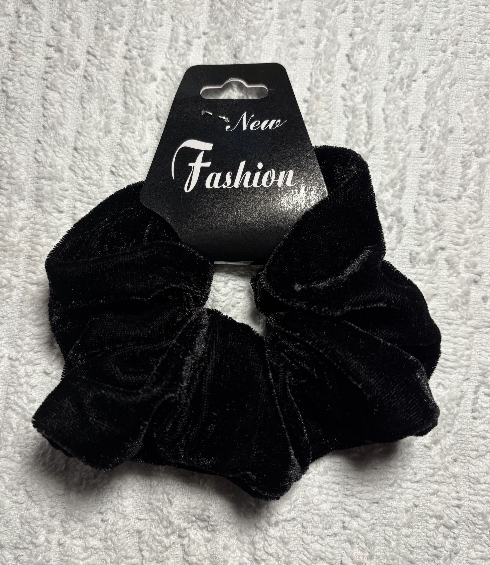 Black Hair Scrunchie