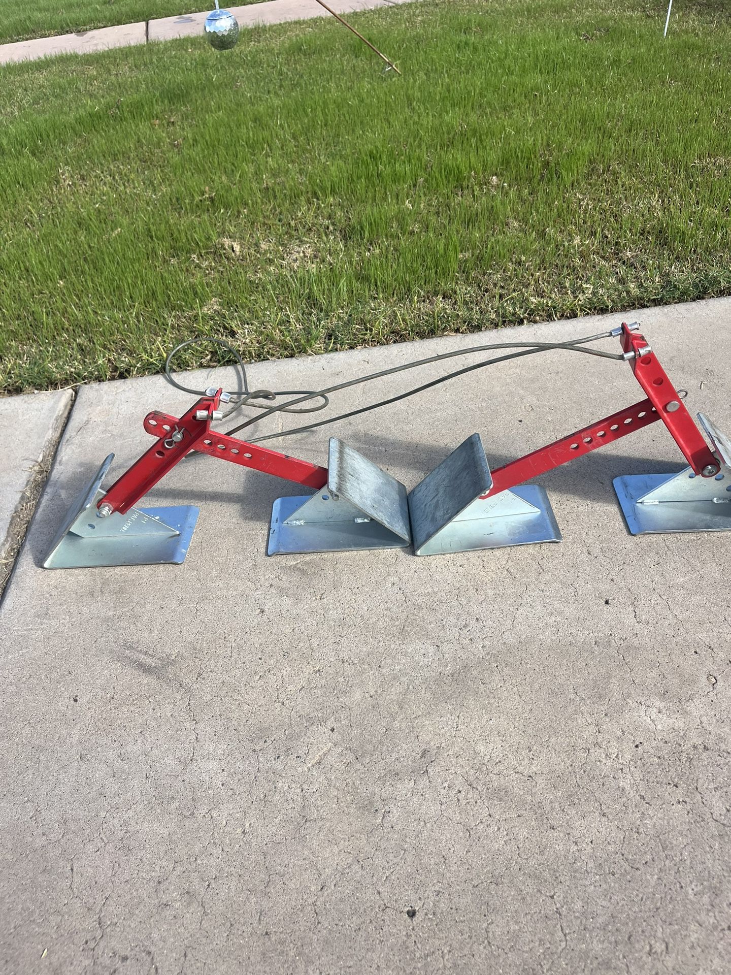 Fastest One-step Wheel Chock