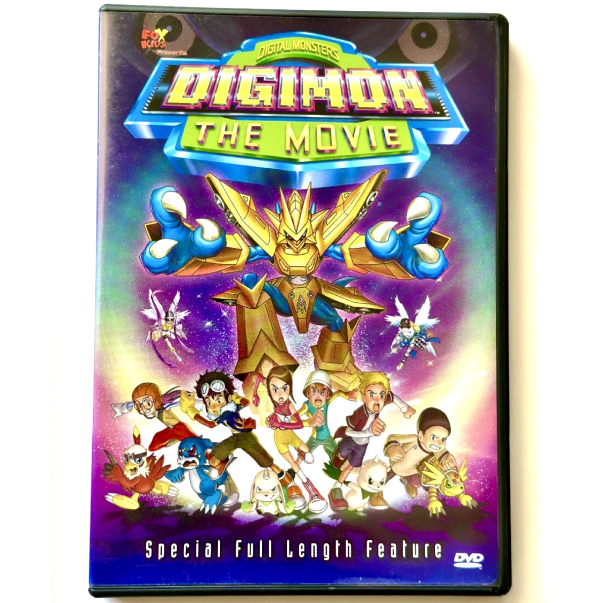 Fox Kids Digital Monsters Digimon The Movie Special Full Length Feature DVD