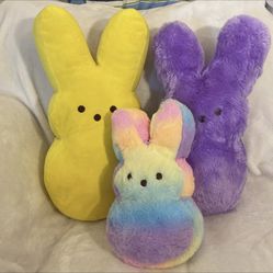 Peeps Plushies Lot