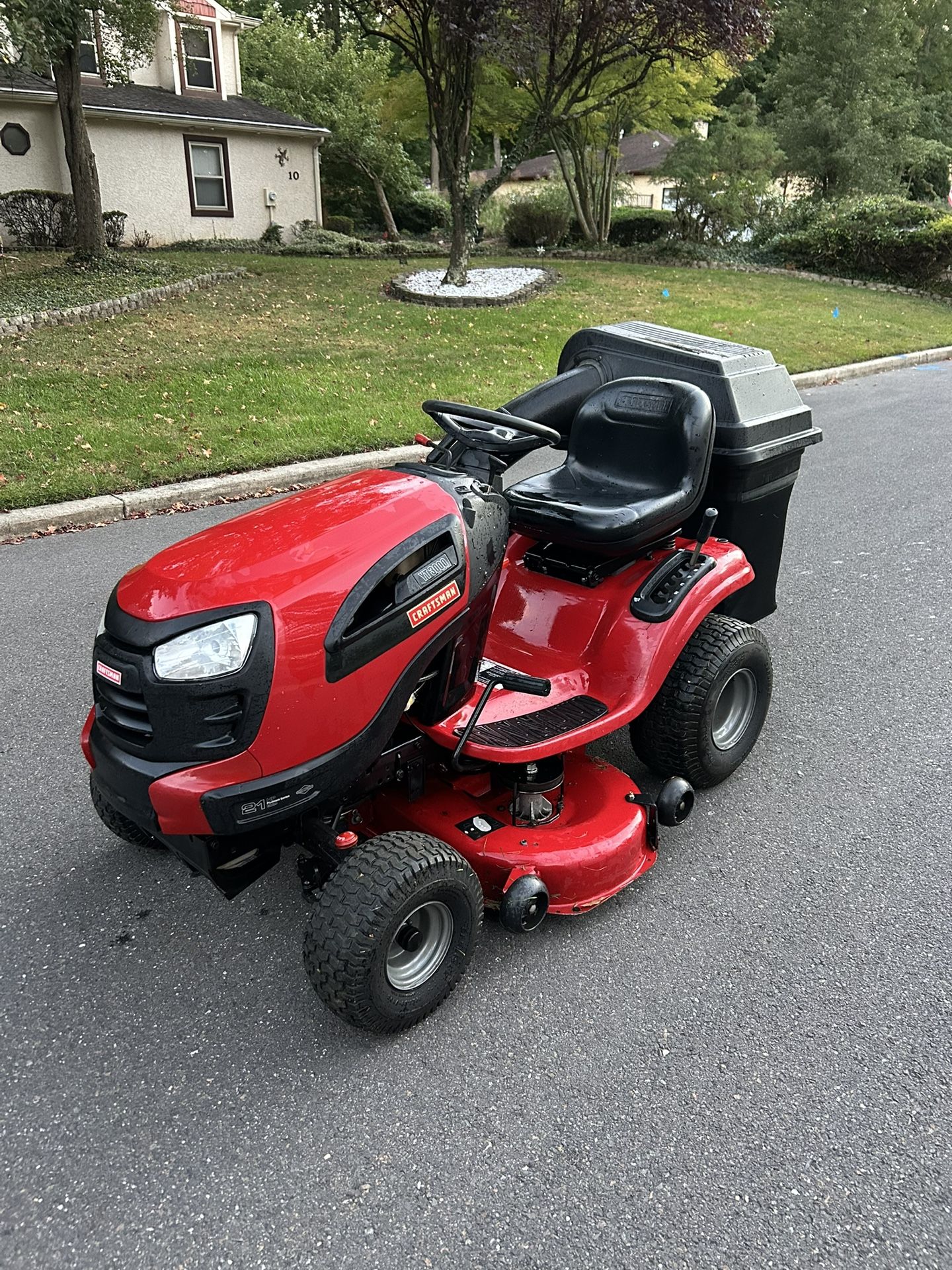 Craftsman Riding Mower with Bagger (Like New)