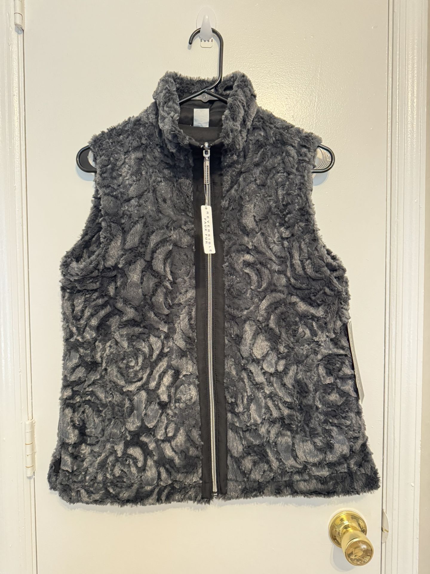 Casual Identity Woven Vest Size Petite Small