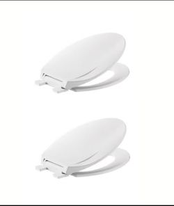 lot Of 2 New Open Box - American Standard Elongated Soft Close Toilet Seats