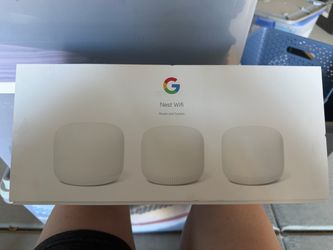 Google Nest Wifi Router and 2 Points