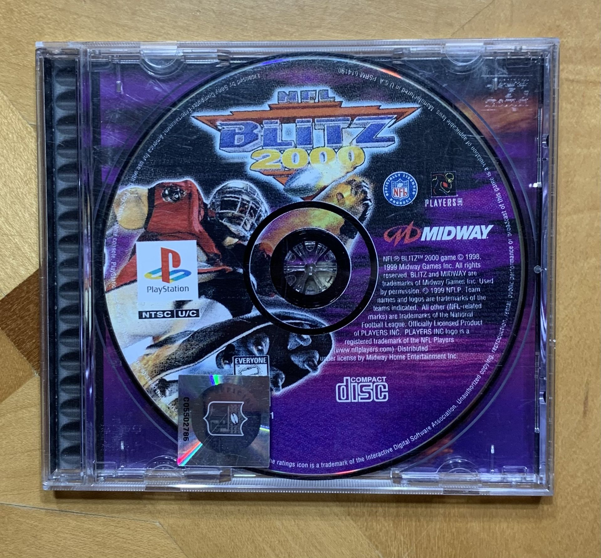 NFL Blitz 2000 Sony PlayStation Video Game Football