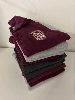 Challenger Pre-K uniforms boys - shirts and pants - year 3 and 4