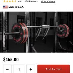 Rogue - Glute Nordic Hamstring- Front Squat Safety Bar—