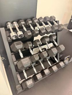 Rouge Weight set and rack
