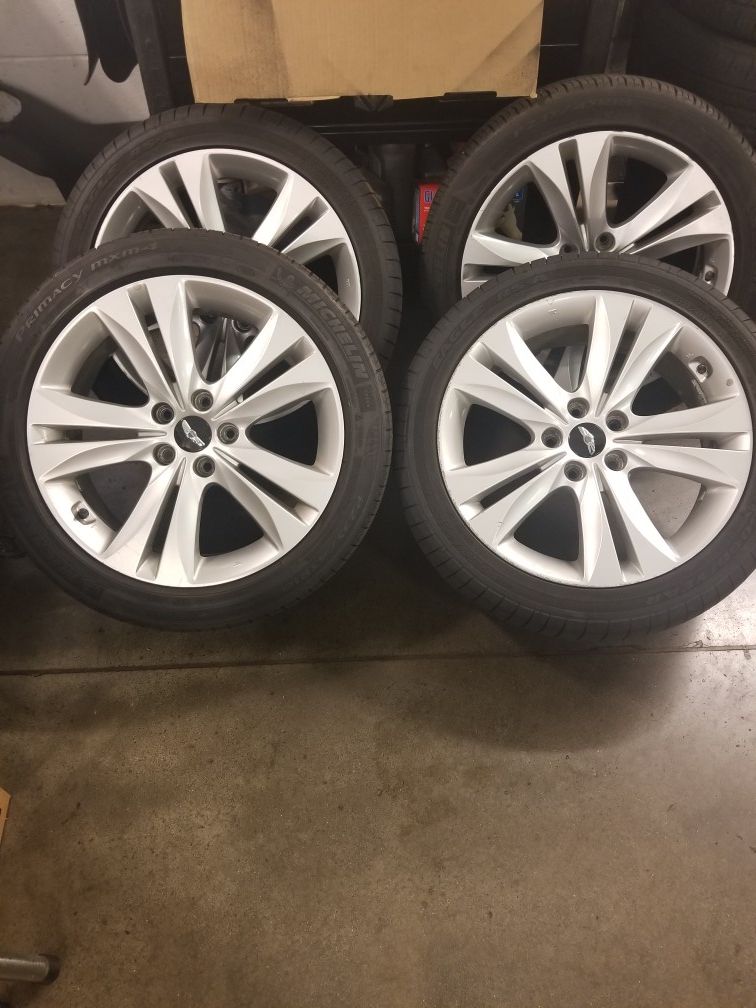 RIMS WHEELS GENESIS 18" ACCORD/ALTIMA TIRES