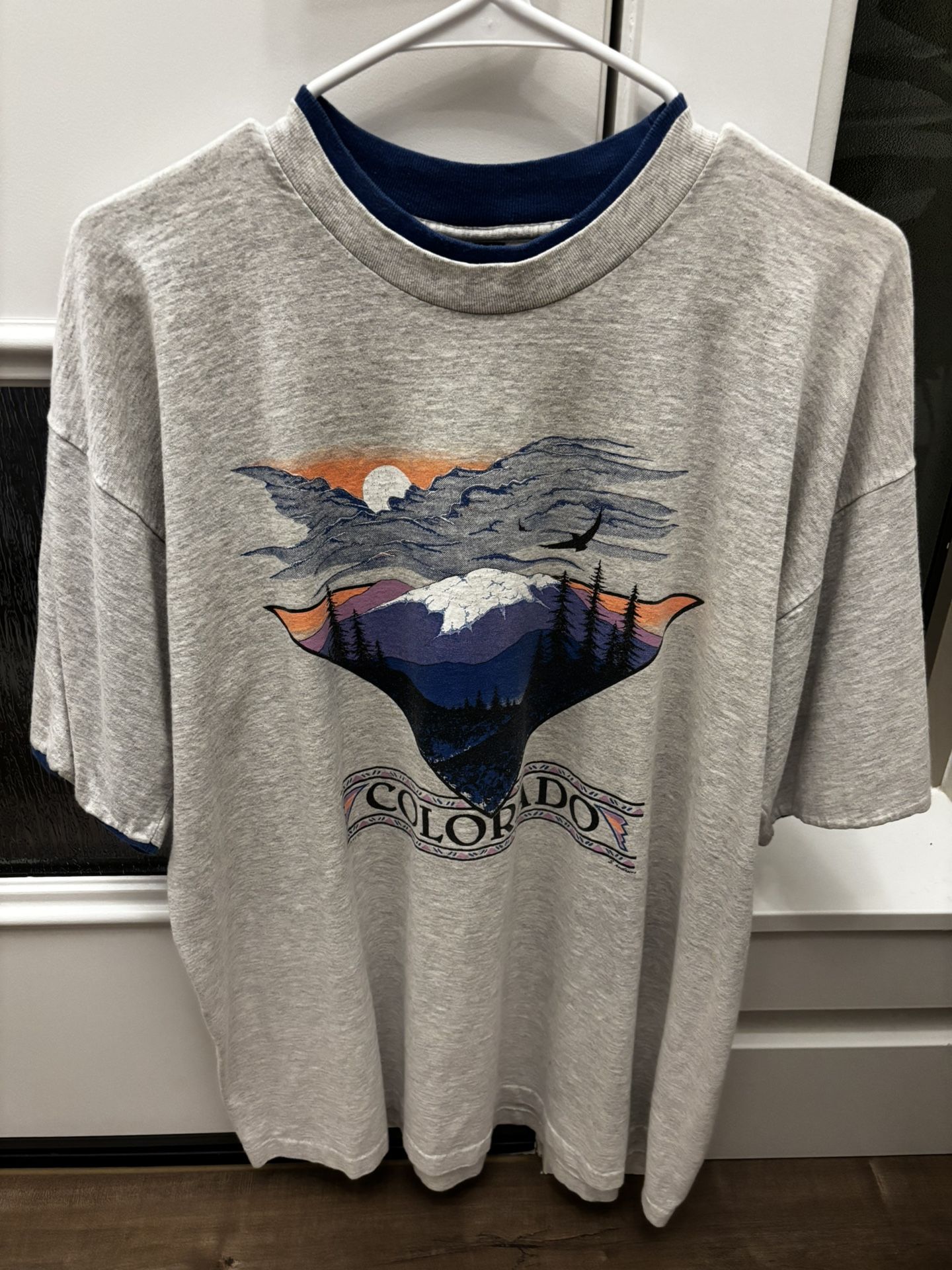 Vintage Colorado Nature Size Xl Grey T-shirt