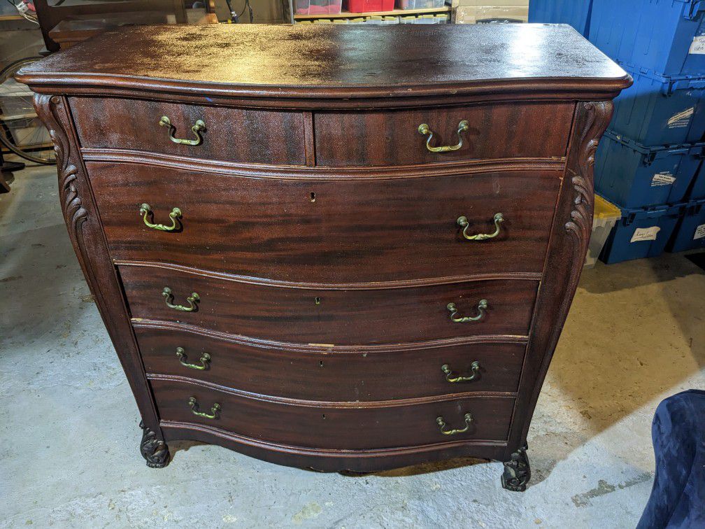 Vintage Antique Berkey and Gay Chest of Drawers Dresser