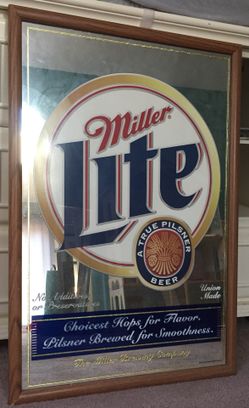 Miller lite mirror