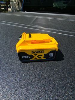 DeWalt 20V MAX XR 5.0AH Battery Pack