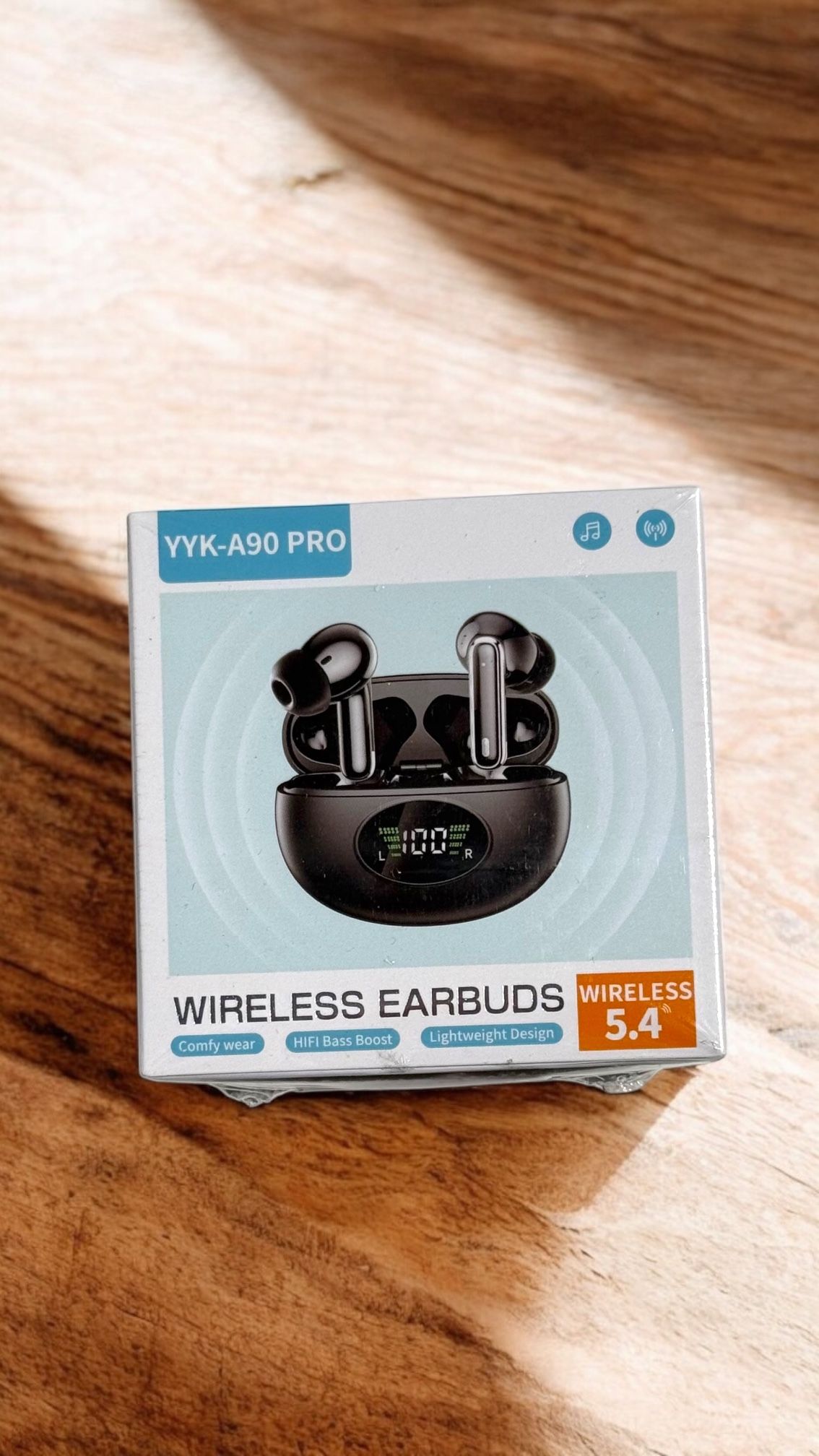 Wireless Earbuds, Bluetooth 5.4 Headphones 40HrsLED,Power Display, Playtime Deep Bass Stereo in-Ear Earbud, Call Noise Canceling Headphones with Mic,