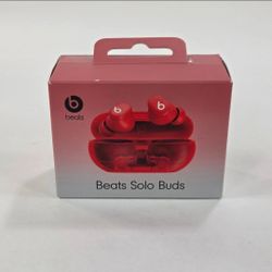 Beats By Dr Dre Solo Buds Wireless Bluetooth Earbuds MUW03LL/A - Transparent Red