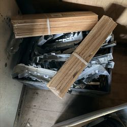 3 Boxes Assorted Deck Hangers / Framing Hardware Lot