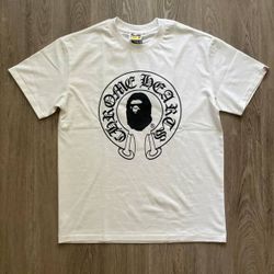 BAPE X CHROME HEARTS TEE#BAPE