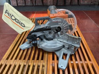 RIDGID R4113 15 AMP 10 INCH DAUL MITER SAW WITH LED CUT LINE INDICATOR(FC) CORDED ELECTRIC