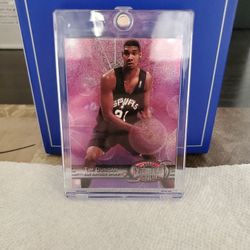 TIM DUNCAN METAL UNIVERSE ROOKIE CARD