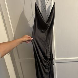 Gray Maxi Dress