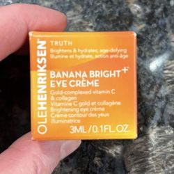 NEW OLEHENRIKSEN BANANA BRIGHT EYE CREAM FOR DARK CIRCLES BRIGHTENING $5!