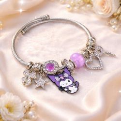 Cute Kuromi Charm Bracelet ✨