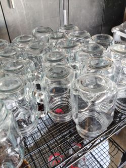 Glass mug set