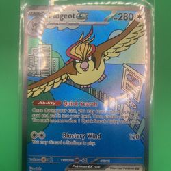 Pidgeot EX 225/197 ⭐️⭐️ Obsidian Flames SIR Pokemon Card