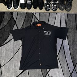 Vintage Dickies x war records button up