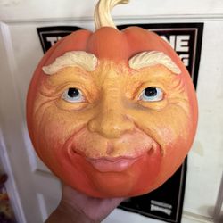 Pumpkin Face Decor