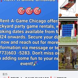 🎯 RENT- A - GAME- CHICAGO 🎯 (contact info removed) 🎉🎉🎉