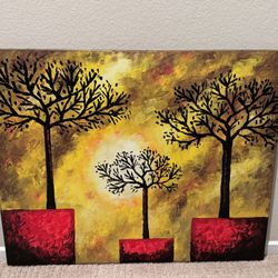 Artist Tree Canvas Painting 30x24