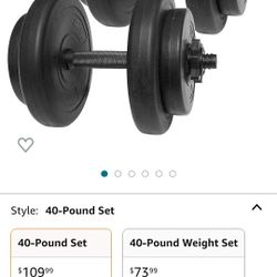 40lb Weight Set 