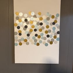 Large Multi Color Wall Art $15