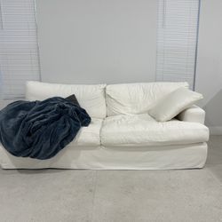 White sofa