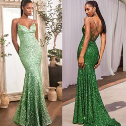 New With Tags Fitted Sequin Long Formal Dress & Prom Dress $179