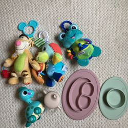 Bundle Baby Plates Cups Toys