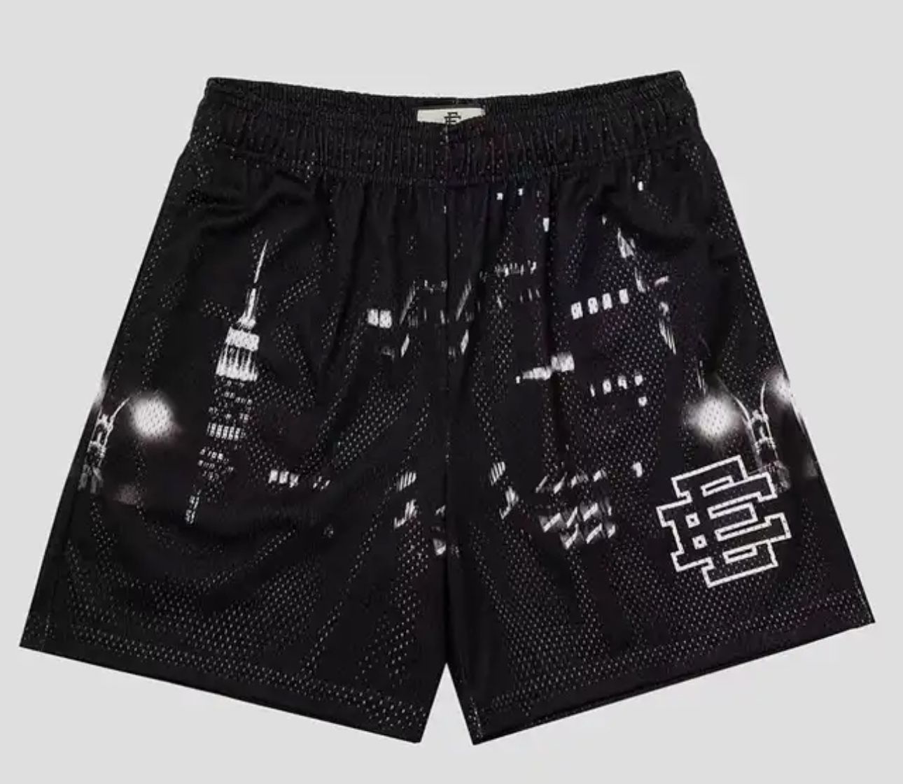 Eric Emmanuel Black Skyline Shorts