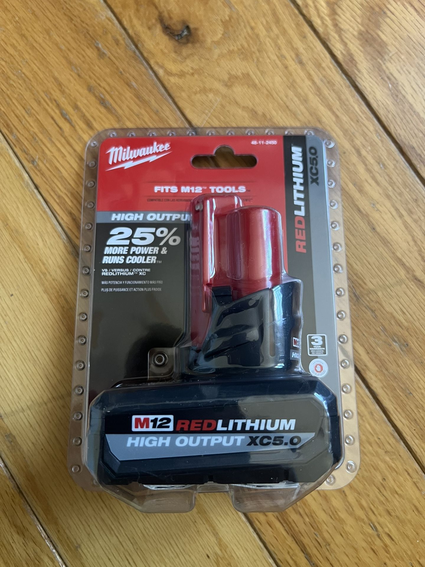 Milwaukee 5.0 XC M12 battery New In Pack