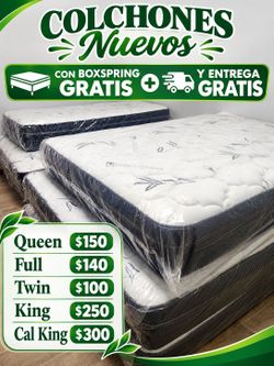 Mattress Pillow Top New