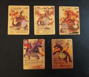 $5 for the 5 Charizard cards together