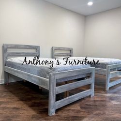 Twin Bed With Mattress 