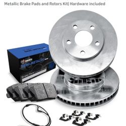 RSX R1 Concepts Front Semi-metallic Brake Kit For 2007 Acura CSX, 2002-2006 Acura RSX, 2006-2011 Honda Civic