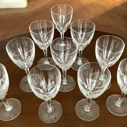 Baccarat Crystal Water Goblets - Genova Pattern