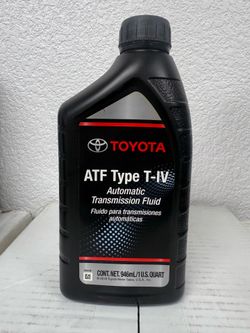 Toyota Genuine OEM ATF Type T-IV Automatic Transmission Fluid – 1 Quart